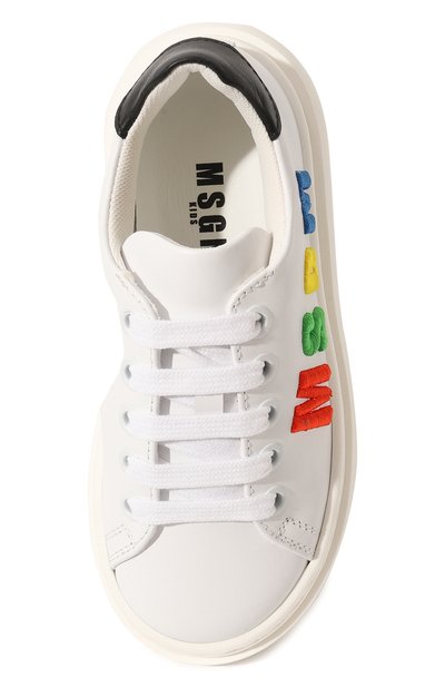 Кожаные кеды MSGM KIDS, арт. 74030/20-27, фото 4