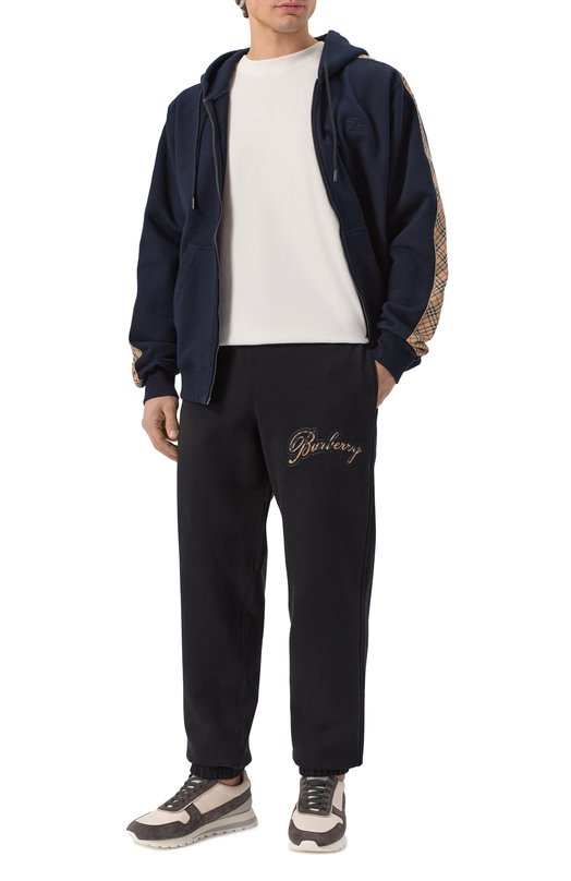 Хлопковая футболка Burberry 8119080 Белый  8119080 Фото 2