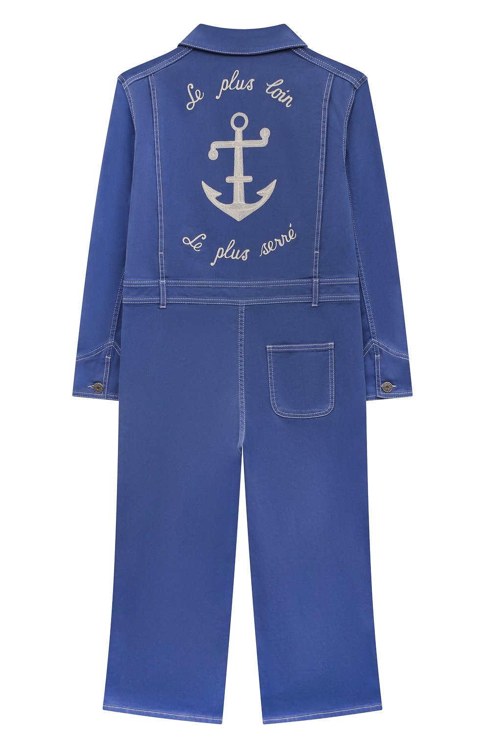 Комбинезон GUCCI синего цвета по цене 73500 руб., арт. 591357 XDAZR, фото 2 Комбинезон GUCCI, арт. 591357 XDAZR, фото 2