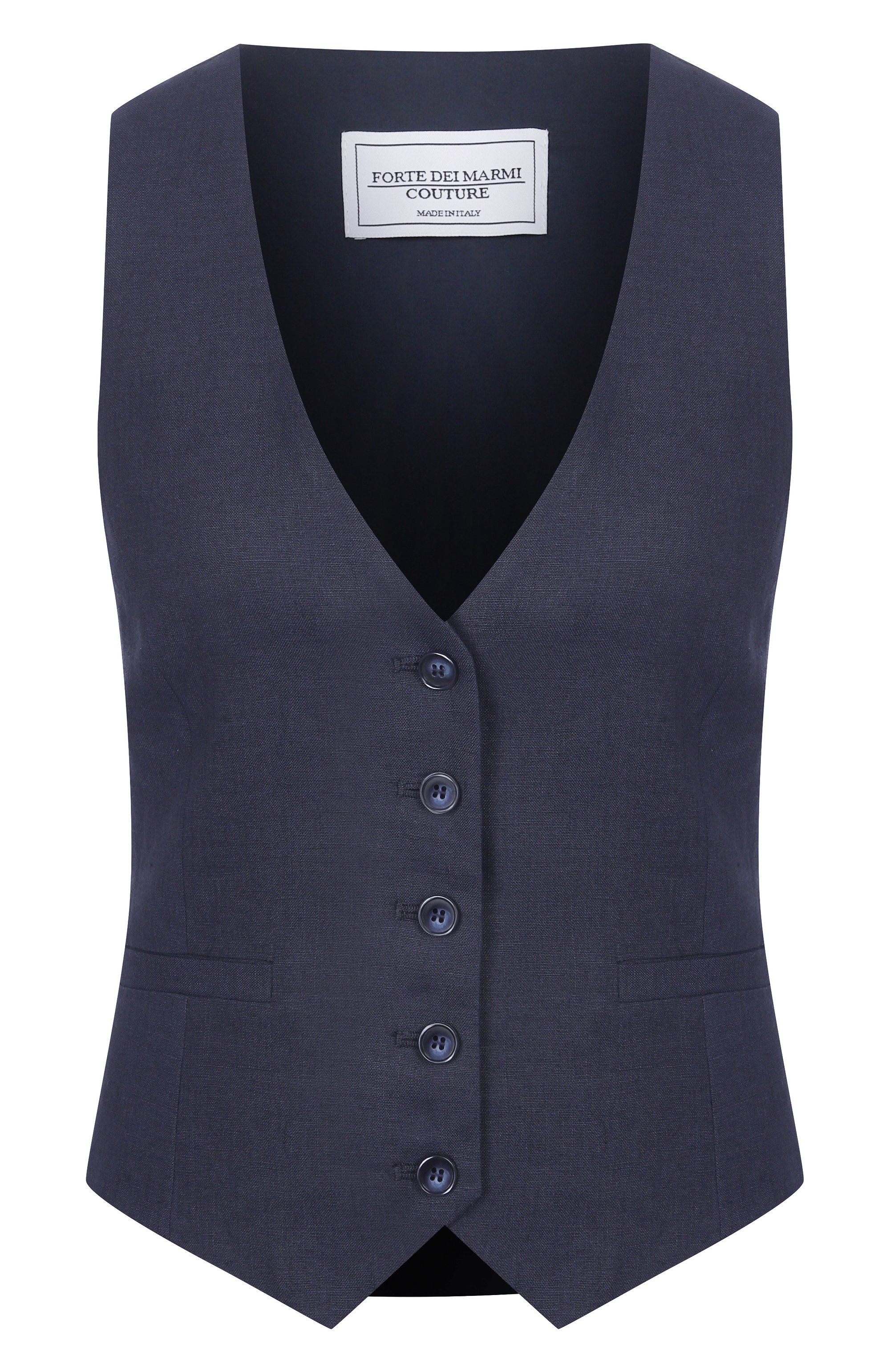 Льняной жилет FORTE DEI MARMI COUTURE, арт. 24SF1431, фото 1