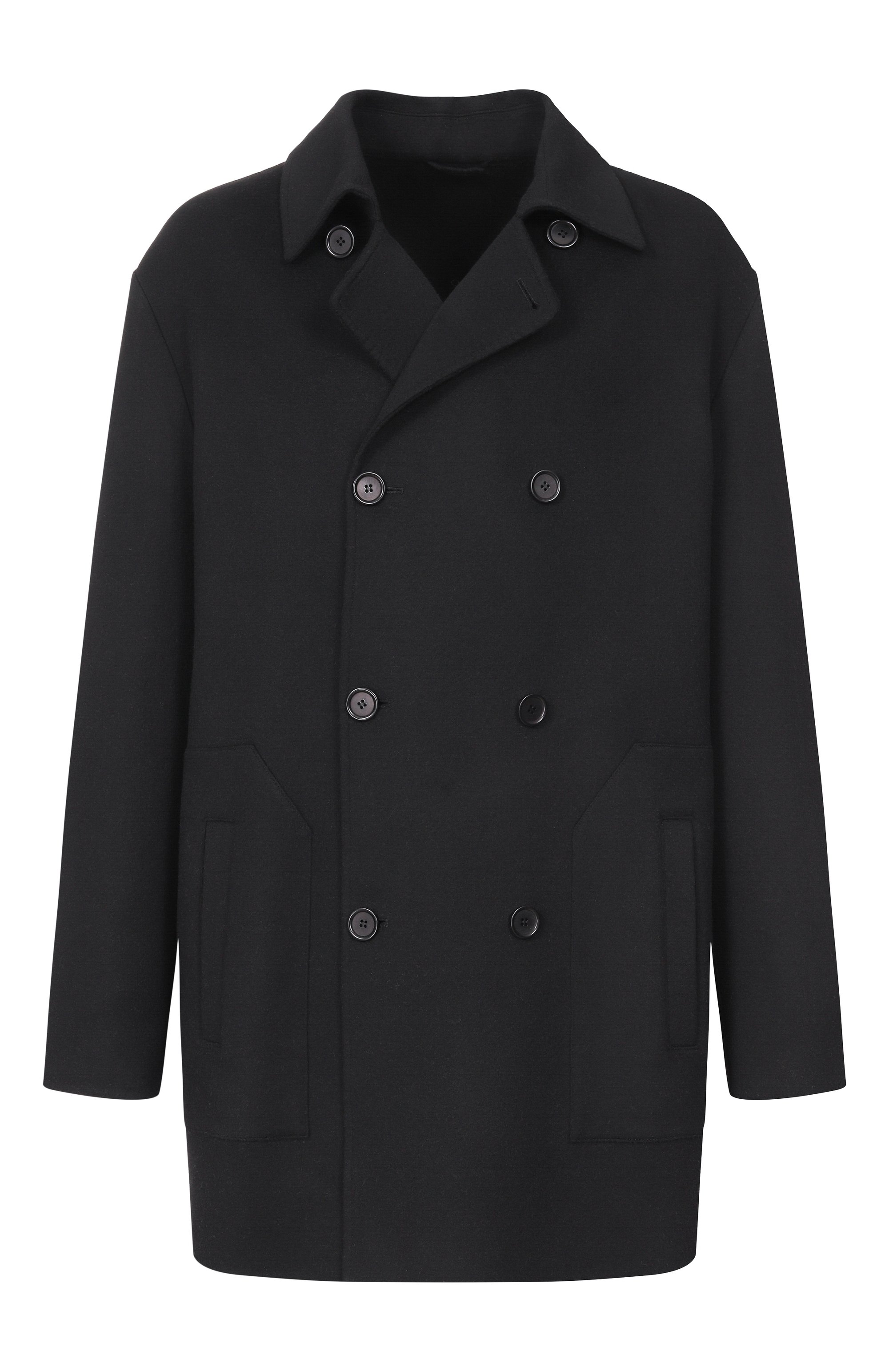 Кашемировое пальто MVST черного цвета по цене 699500 руб., арт. TXEKB-ES4365-1/LC1598/TXEKB-ES4365-1 BS/LC1595, фото 1 Кашемировое пальто MVST, арт. TXEKB-ES4365-1/LC1598/TXEKB-ES4365-1 BS/LC1595, фото 1