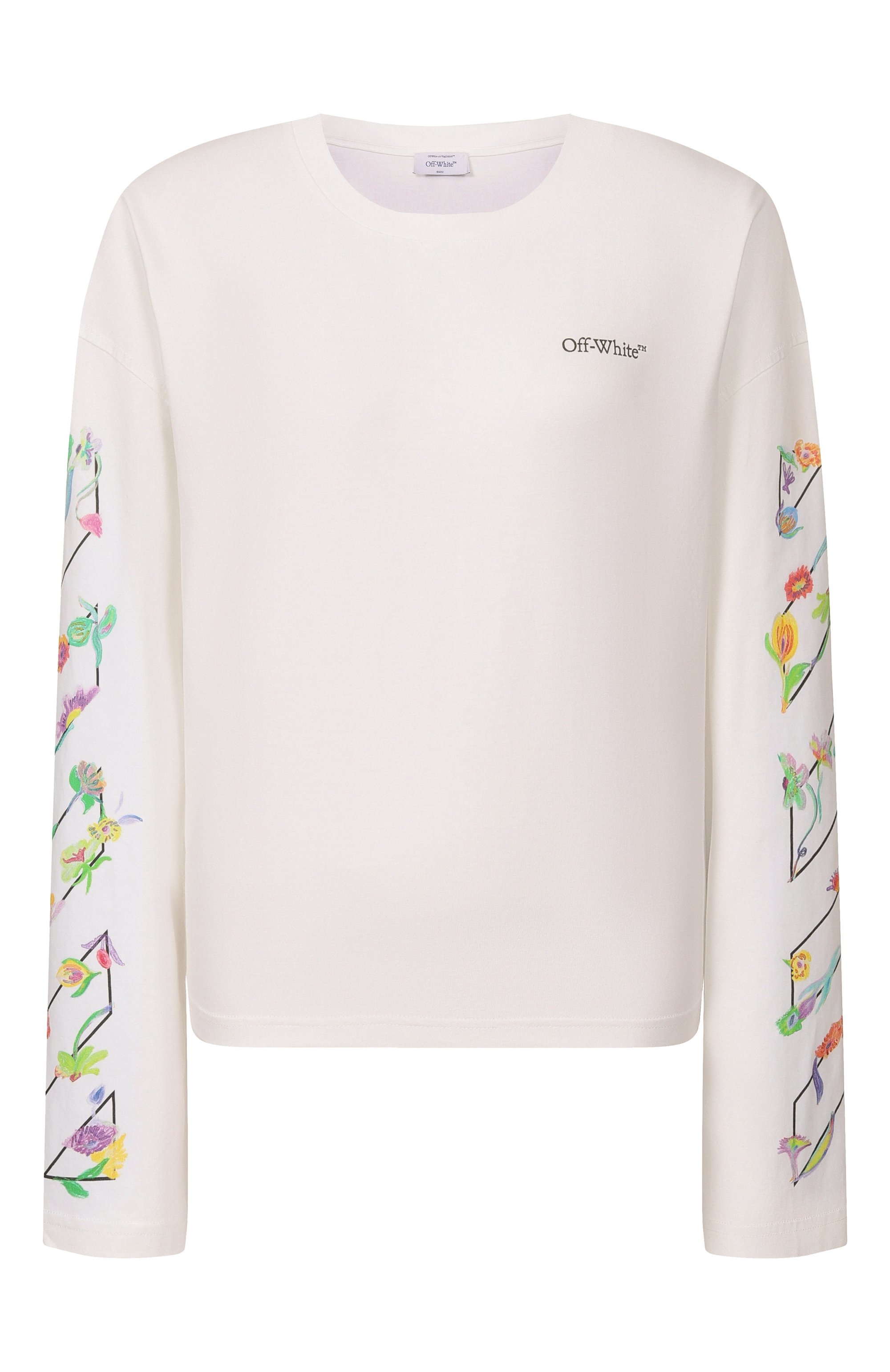 Хлопковый лонгслив OFF-WHITE, арт. 0WAB038S26JER001, фото 1