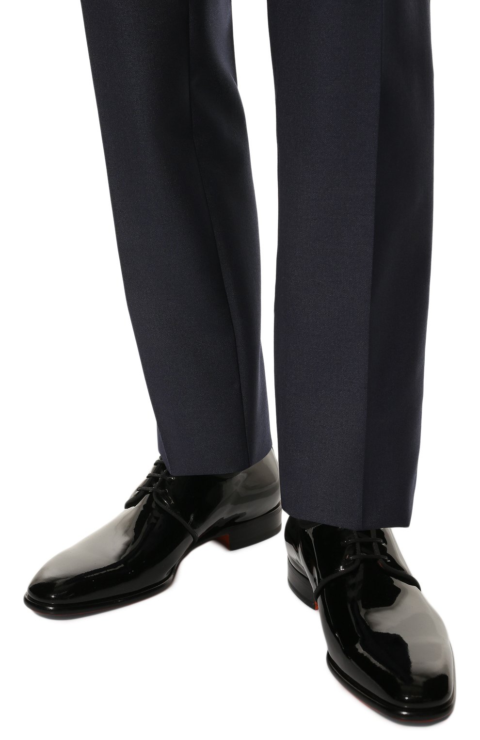 Кожаные дерби mur SANTONI, арт. MCNG14667BB1IVERN01, фото 3