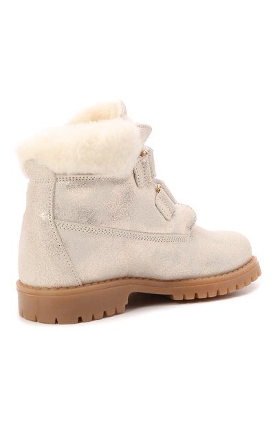 Кожаные ботинки с меховой отделкой WALKEY, арт. Y1A4-40140-0419/25-29, фото 3