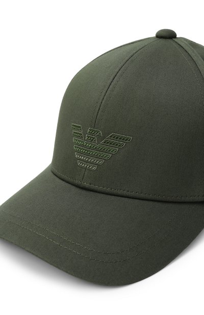 Хлопковая бейсболка EMPORIO ARMANI, арт. EX000005/AF12610, фото 4