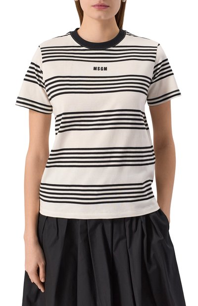 Хлопковая футболка MSGM, арт. 3841MDM138/257128, фото 3