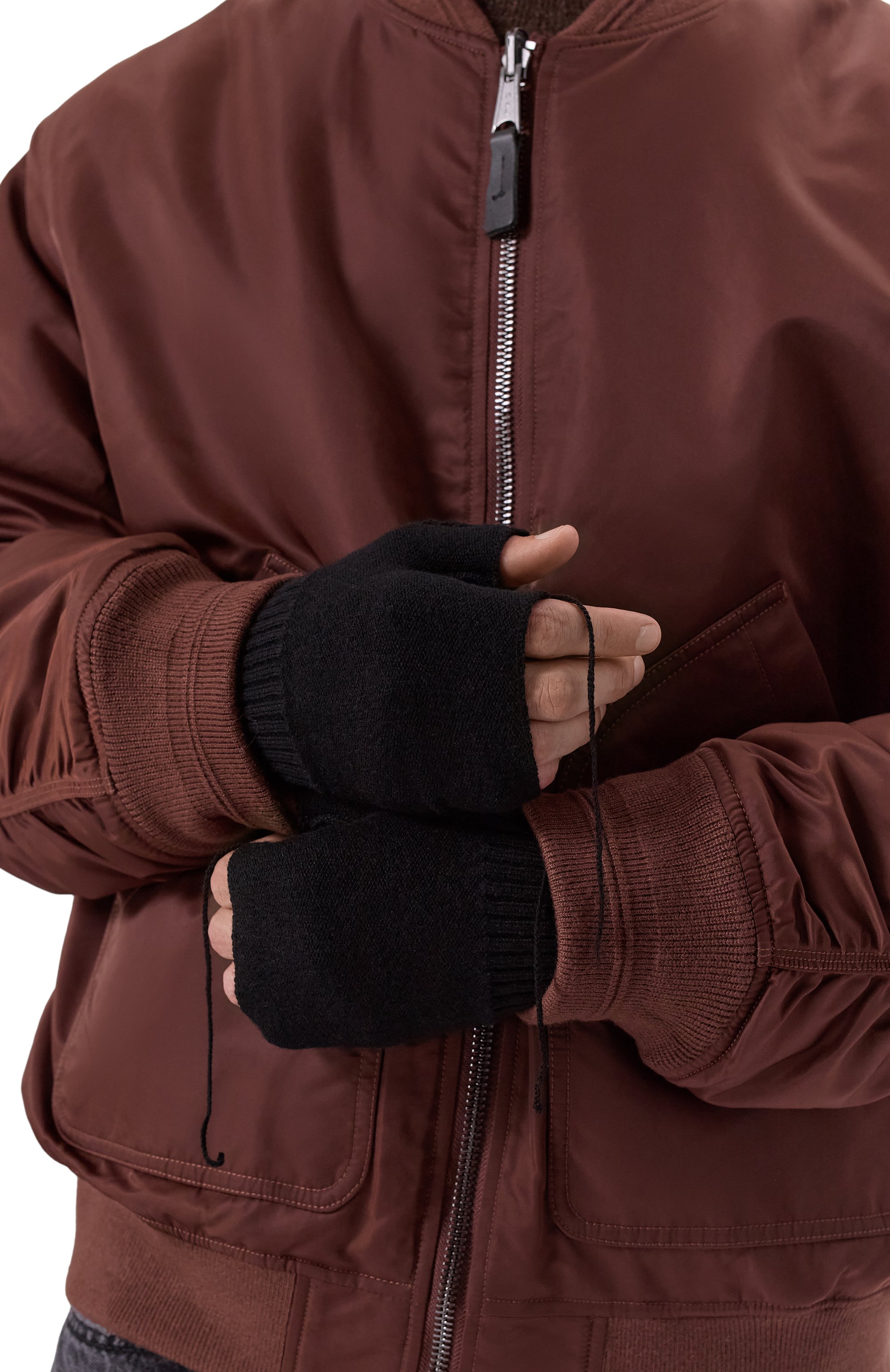 Митенки из шерсти и кашемира ANDREA YA'AQOV, арт. 25MMAG12/CASHMERE W00L, фото 2