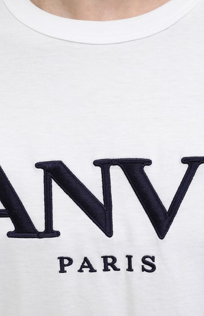 Хлопковая футболка LANVIN, арт. RM-JE0011-JR54-P21, фото 5