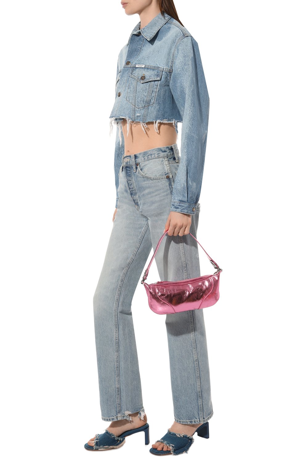 Сумка amira mini BY FAR, арт. 23SSMINRSLPPAMED, фото 7