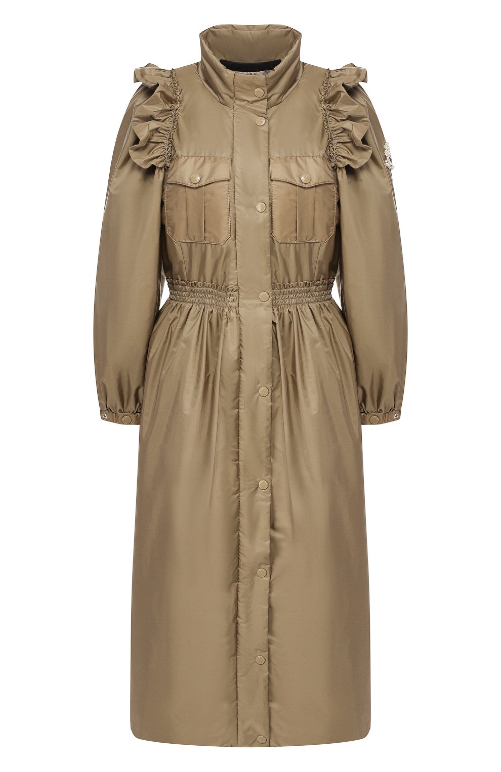 Пальто 4 moncler simone rocha MONCLER GENIUS бежевого цвета по цене 109000 руб., арт. E2-09W-49303-00-C0333, фото 1 Пальто 4 moncler simone rocha MONCLER GENIUS, арт. E2-09W-49303-00-C0333, фото 1