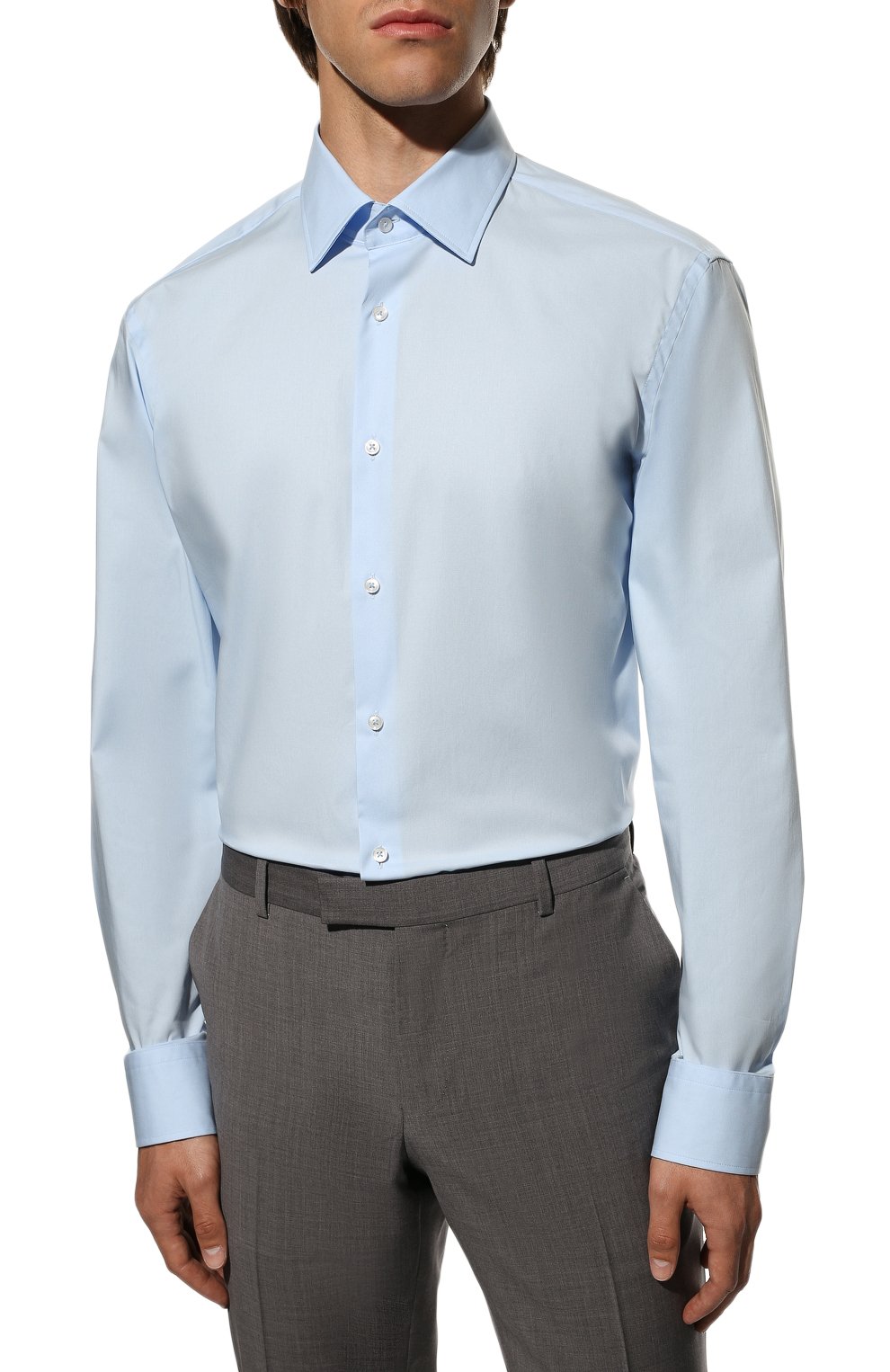 Хлопковая сорочка BOSS, арт. 50473265, фото 4