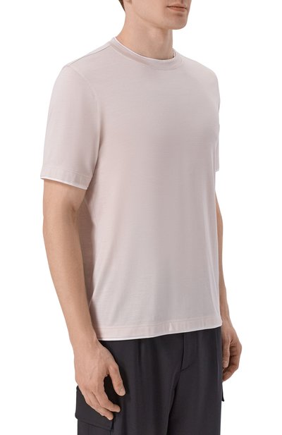 Футболка из шелка и хлопка GRAN SASSO, арт. 60123/78410, фото 3