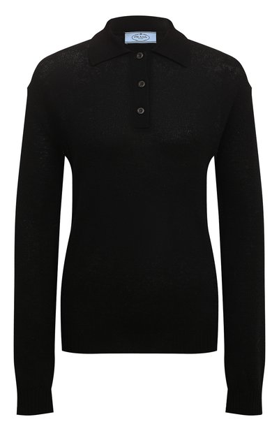 Женский кашемировое поло PRADA, арт. P24Q1P-100H-F0002-221