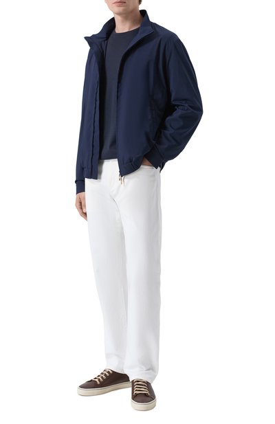 Мужская лонгслив из шелка и хлопка LORO PIANA, арт. FAF6129