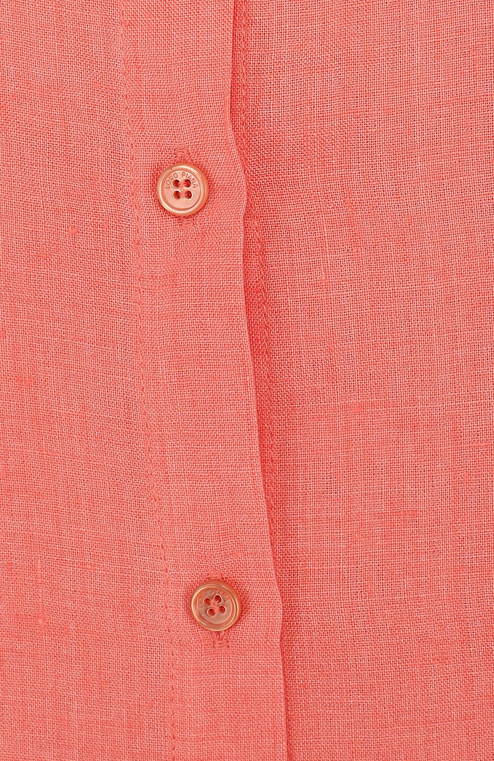 Льняная рубашки прямого кроя с короткими рукавами LORO PIANA, арт. FAI1206, фото 3