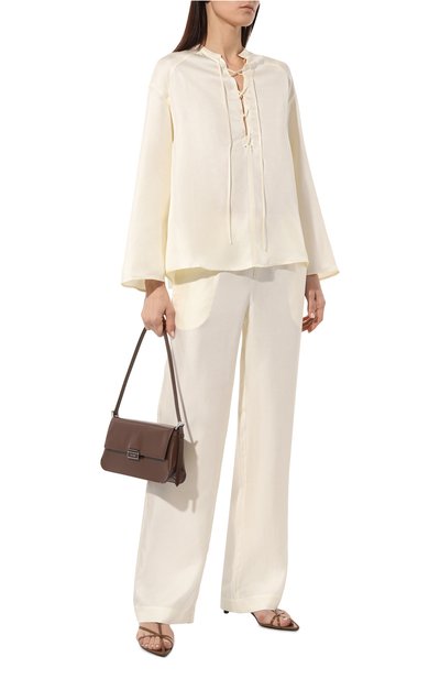 Шелковые брюки LOULOU DE SAISON, арт. ALERA, фото 2