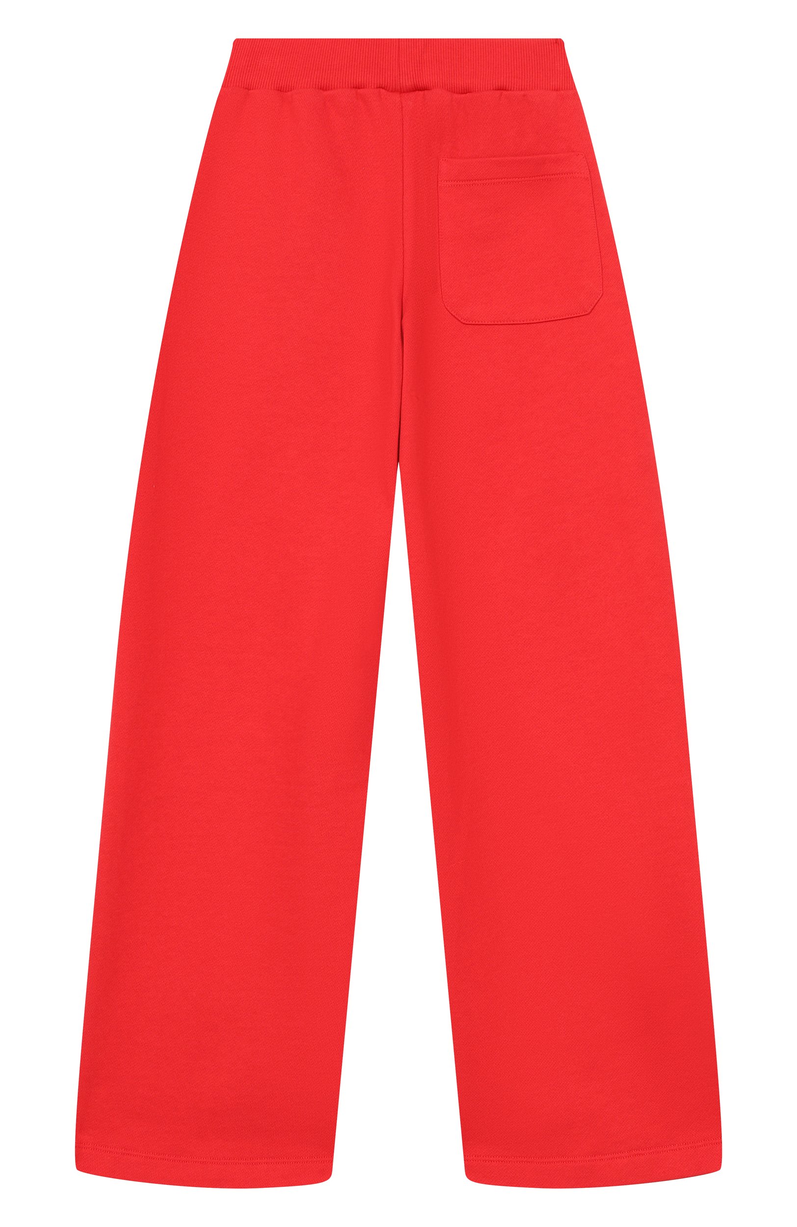 Хлопковые брюки BALMAIN красного цвета по цене 23900 руб., арт. BZ6A70, фото 2 Хлопковые брюки BALMAIN, арт. BZ6A70, фото 2