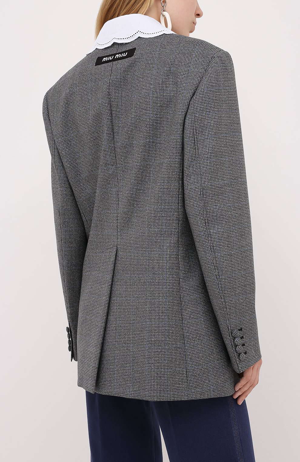 Жакет из вискозы MIU MIU, арт. MH1607-1UB7-F0031, фото 4