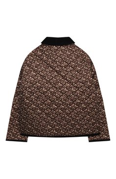 Детская стеганая куртка BURBERRY коричневого цвета, арт. 8029241 | Фото 2 (Рукава: Длинные; Материал внешний: Синтетический материал; Материал подклада: Синтетический матери�ал; Кросс-КТ: Ветровка, Демисезон; Материал сплава: Проставлено; Драгоценные камни: Проставлено; Ростовка одежда: 10 - 11 лет | 140 - 146см, 12 лет | 152 см, 16 лет | 164 см, 3 года | 98 см, 4 года | 104 см, 6 лет | 116 см, 8 лет | 128 см)