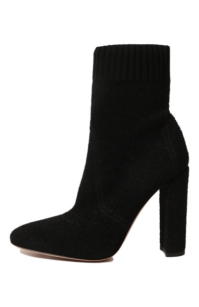 Текстильные ботильоны isa на устойчивом каблуке GIANVITO ROSSI, арт. G70311.15RIC.KIBNER0, фото 4