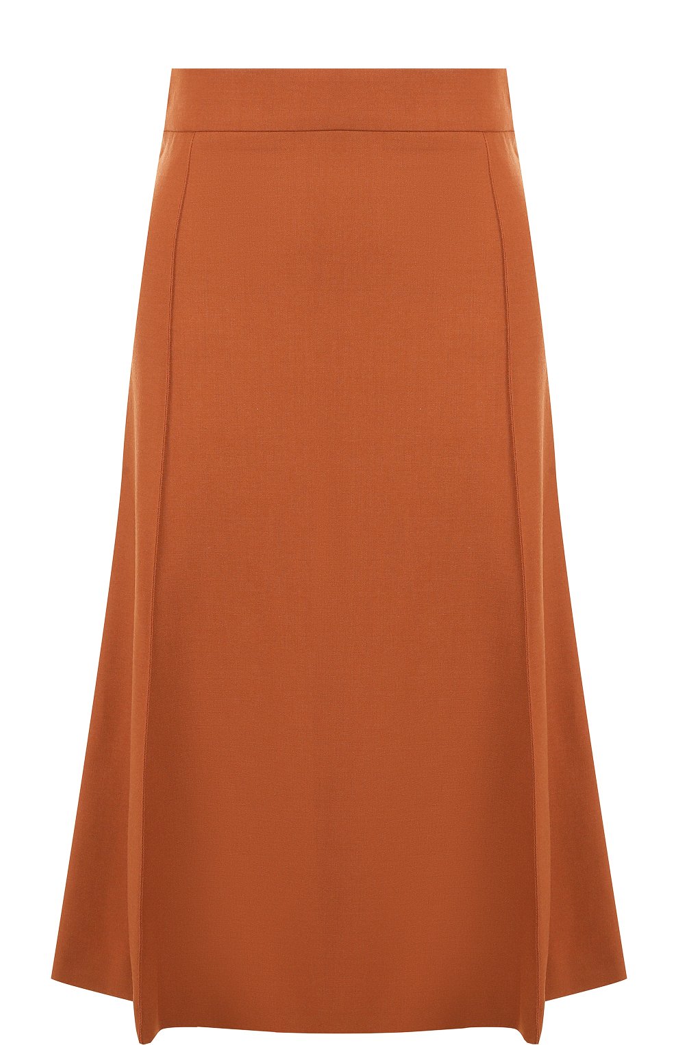 Однотонная юбка-миди из шерсти CHLOÉ, арт. CHC18AJU25062, фото 1