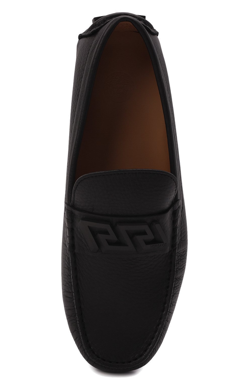 Кожаные мокасины VERSACE, арт. 1003354/1A02337, фото 6