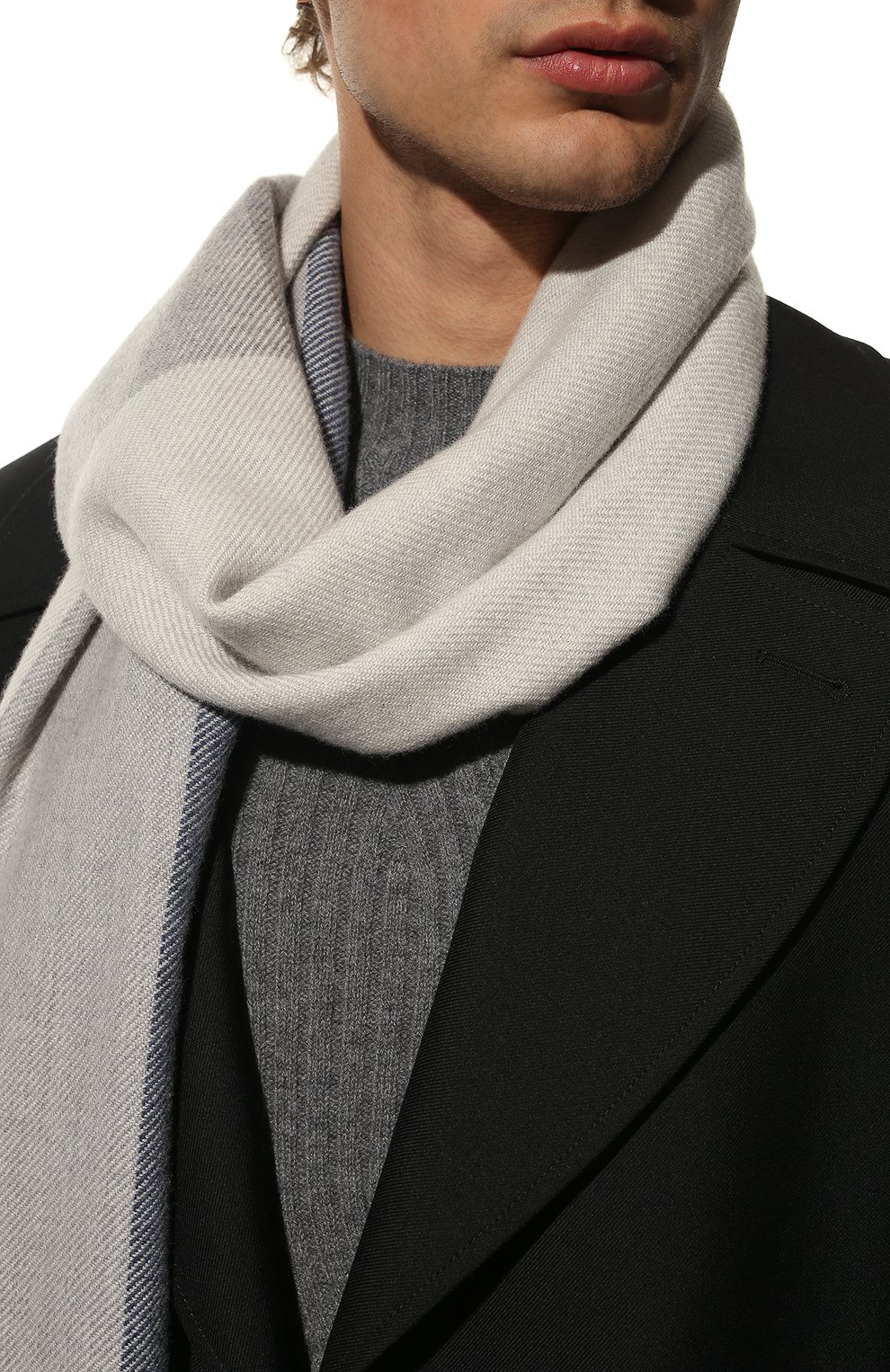 Шарф из шерсти и кашемира BRUNELLO CUCINELLI, арт. MSC666AG, фото 2