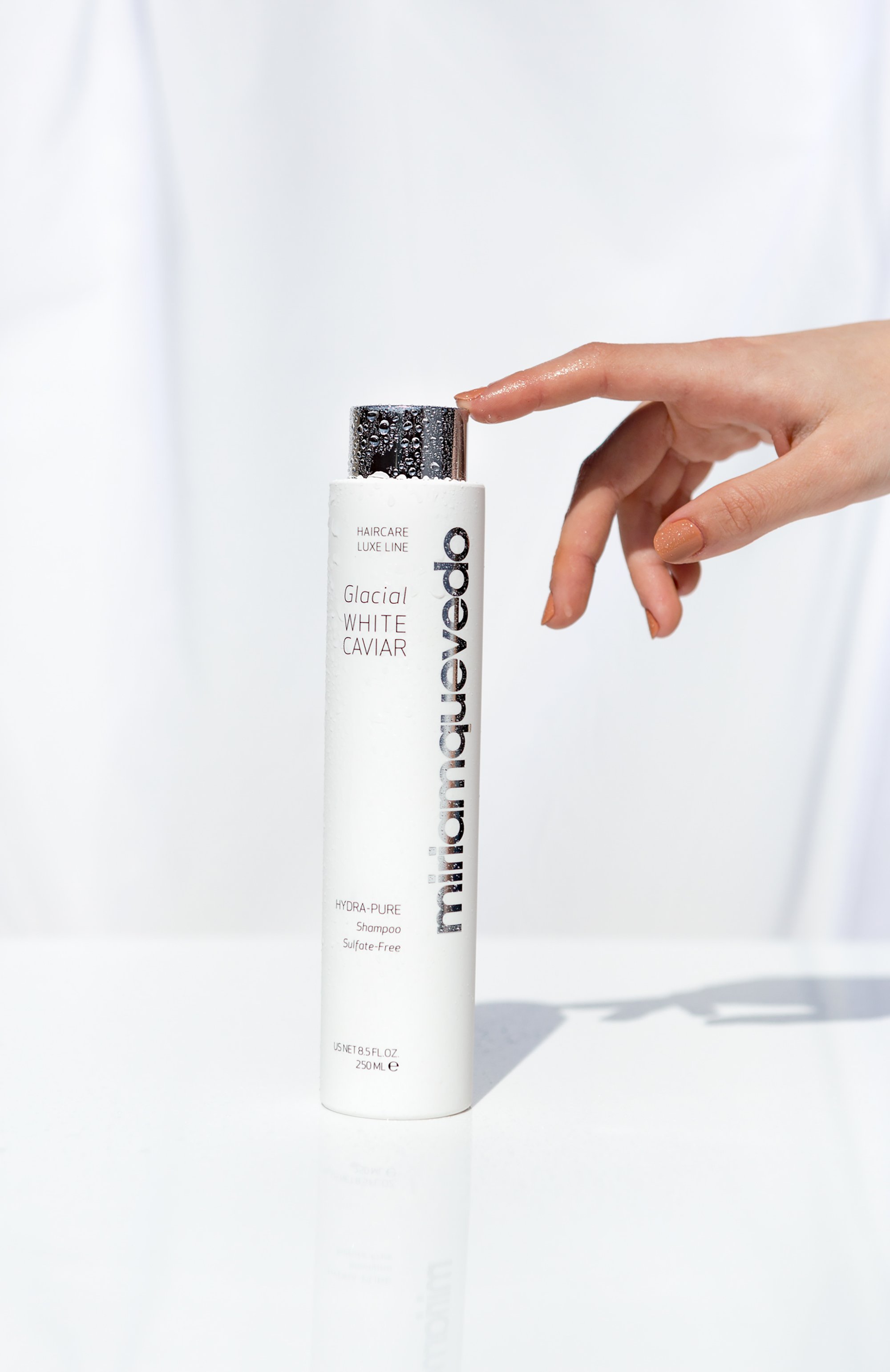 Увлажняющий шампунь с экстрактом белой икры  (250ml) MIRIAMQUEVEDO, арт. 775, фото 2