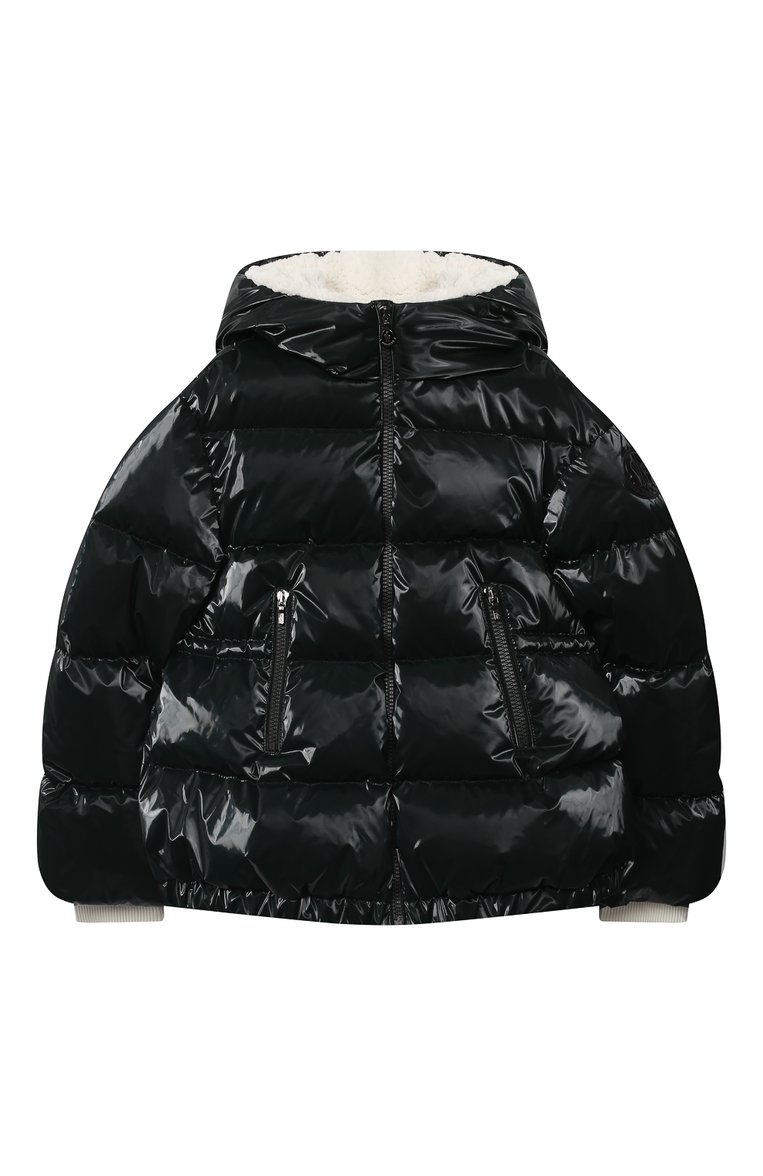 Детская пуховая куртка MONCLER темно-зеленого цвета, арт. F2-954-1A556-10-54AMD/12-14A | Фото 1 (Материал утеплителя: Пух и перо; Рукава: Длинные; Материал внешний: Синтетический материал; Материал подклада: Синтетический материал; Девочки Кросс-КТ: Пуховик-верхняя одежда; Кросс-КТ: Зима; Региональные ограничения белый список (Axapta Mercury): RU; Материал сплава: Проставлено; Драгоценные камни: Проставлено; Ростовка одежда: 12 лет | 152 см, 16 лет | 164 см)