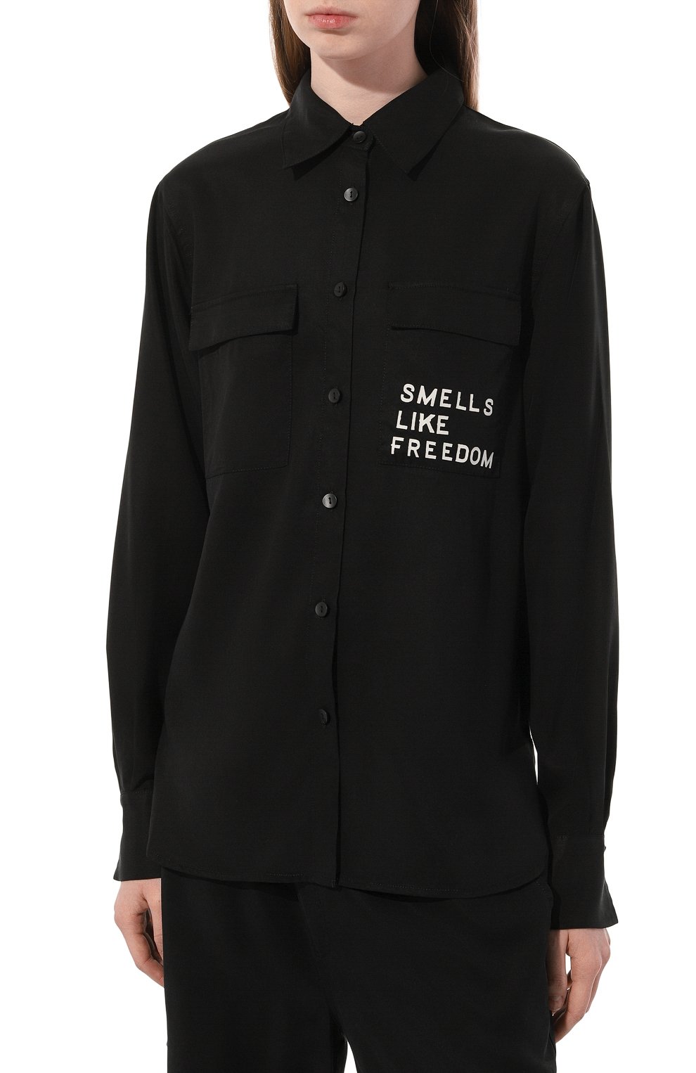 Рубашка 5PREVIEW черного цвета по цене 20670 руб., арт. 5PWSP23023, фото 3 Рубашка 5PREVIEW, арт. 5PWSP23023, фото 3