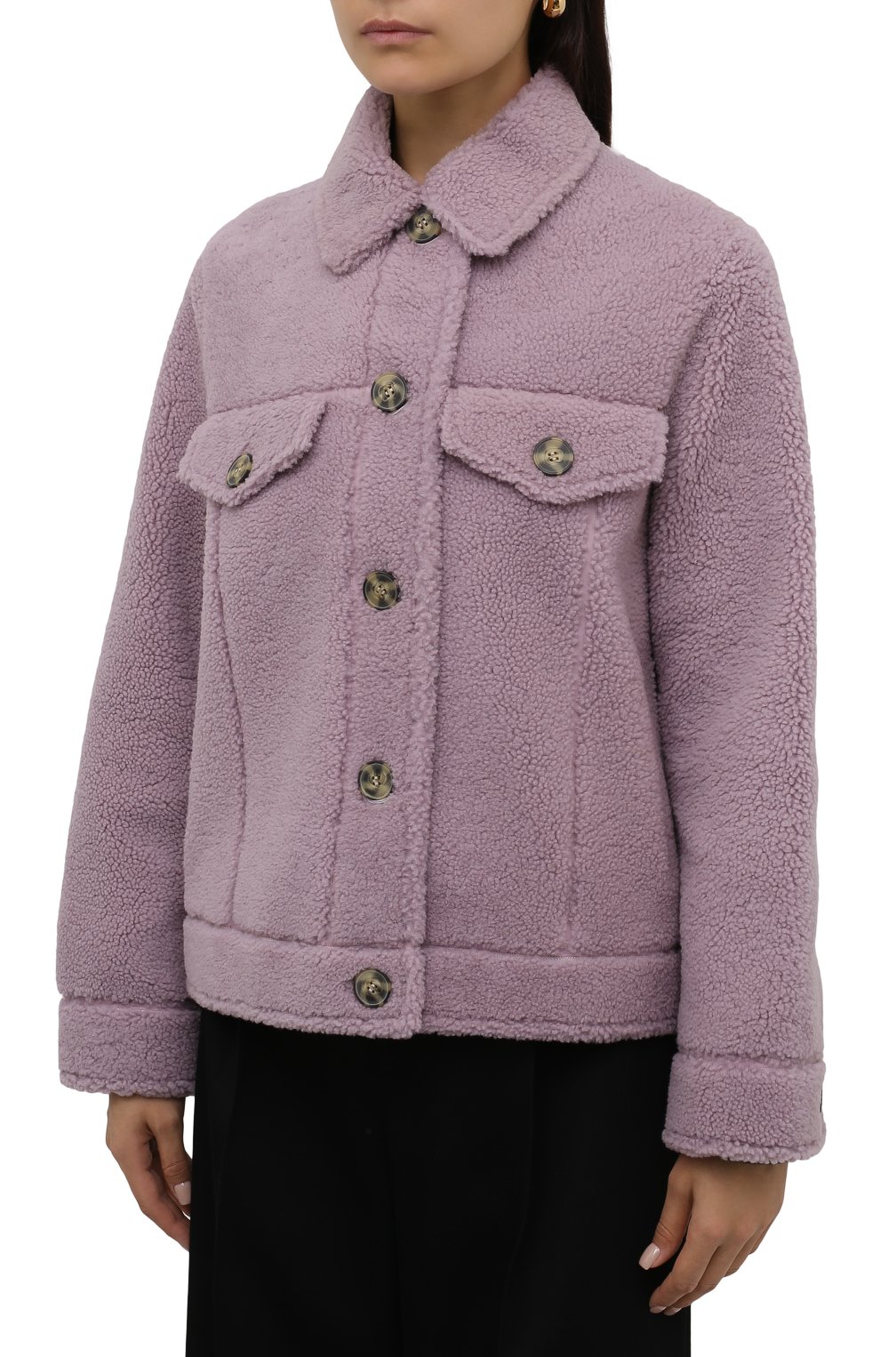 Куртка из овчины METEO YVES SALOMON, арт. 22WMV60367MECL, фото 3