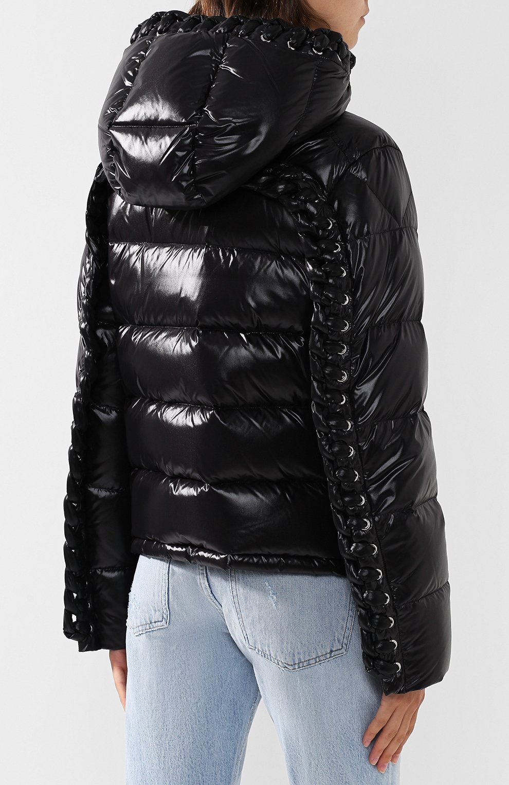 Стеганая куртка с капюшоном и воротником-стойкой MONCLER, арт. D2-09F-46301-00-68950, фото 4