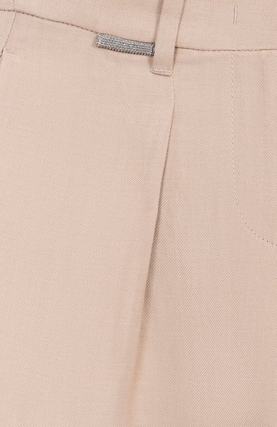 Брюки из вискозы и льна BRUNELLO CUCINELLI, арт. BH126P214B, фото 3