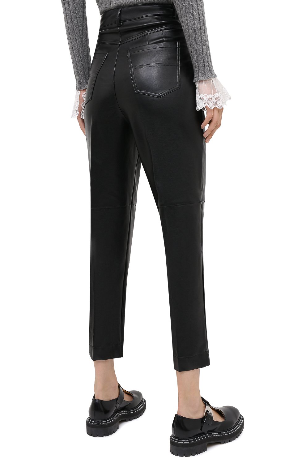 Брюки PHILOSOPHY DI LORENZO SERAFINI черного цвета по цене 35950 руб., арт. A0323/5756, фото 4 Брюки PHILOSOPHY DI LORENZO SERAFINI, арт. A0323/5756, фото 4