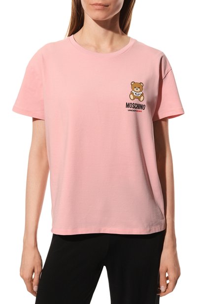 Хлопковая футболка MOSCHINO, арт. A1921/9003, фото 3