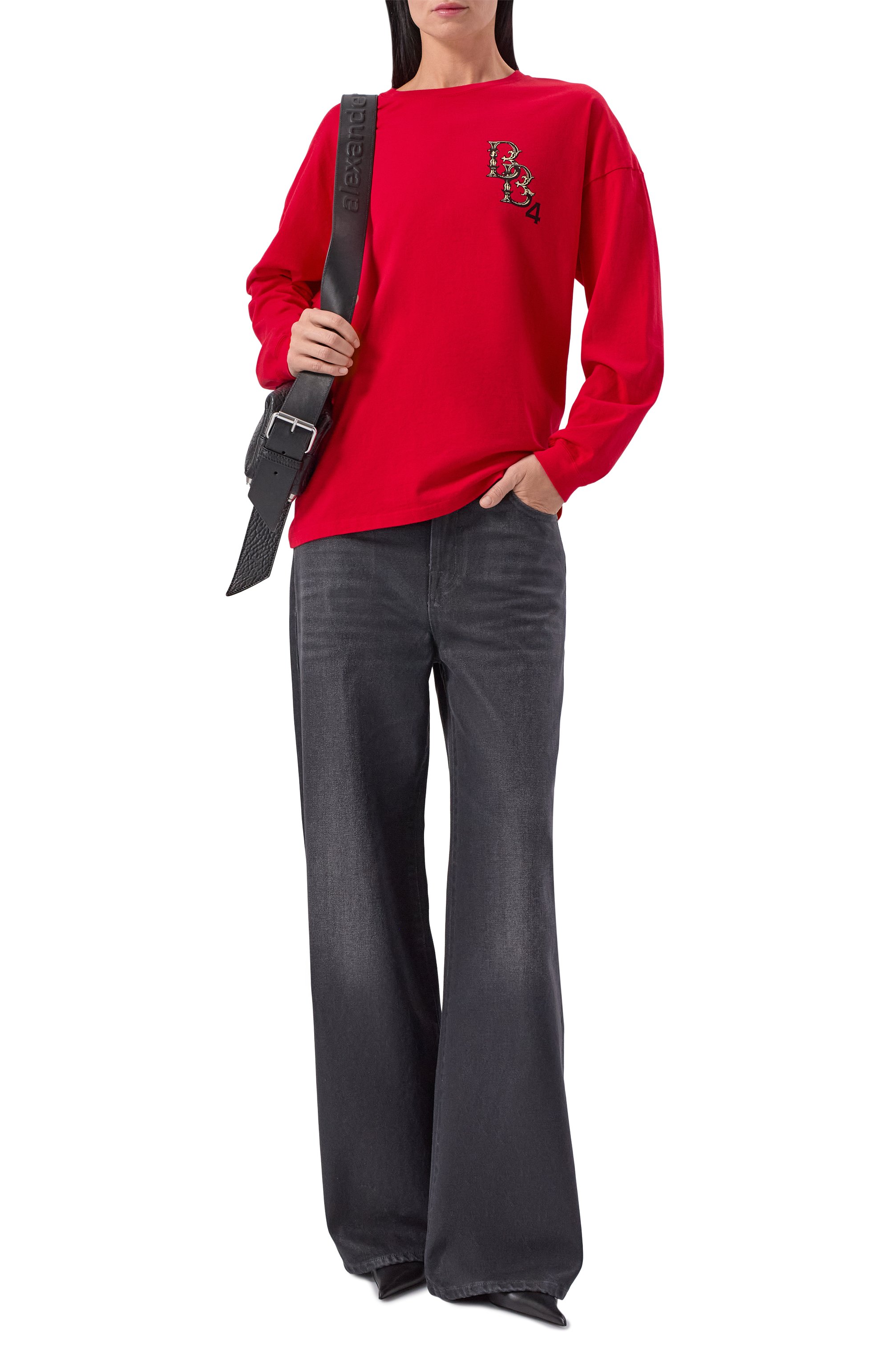 Хлопковый лонгслив UNDERCOVER, арт. UC2E1892-1, фото 2