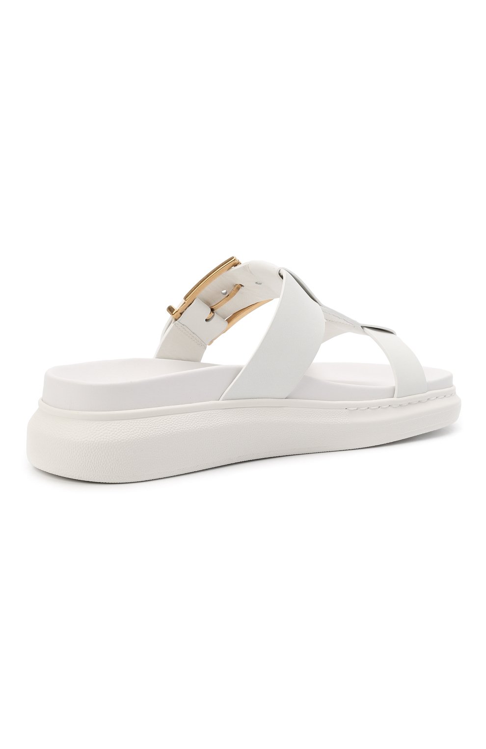 Кожаные шлепанцы ALEXANDER MCQUEEN, арт. 621830/WHXZB, фото 4