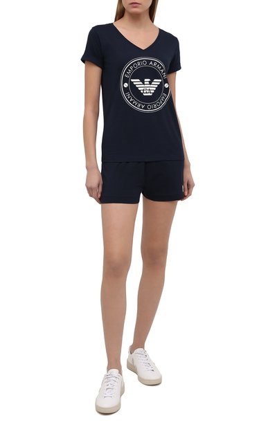 Женская хлопковая пижама EMPORIO ARMANI, арт. 164448/1P255