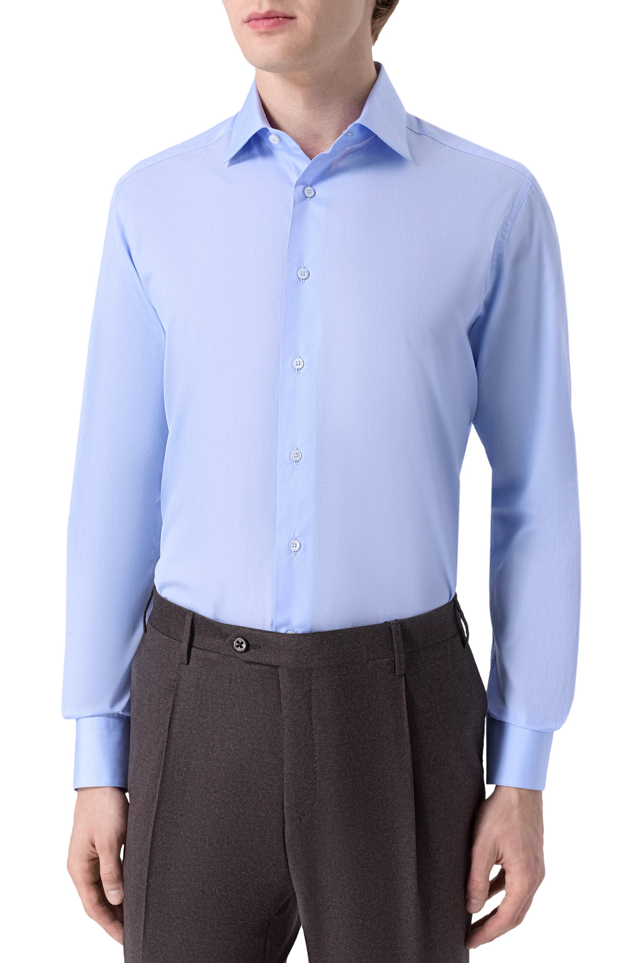 Хлопковая сорочка ZILLI, арт. F0RC01M010004801U, фото 3