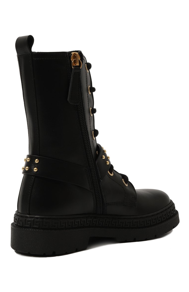 Кожаные ботинки VERSACE, арт. 1011016/1A06093/30-33, фото 1