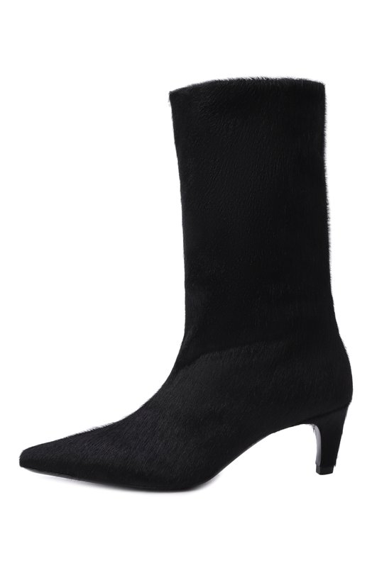 Кожаные сапоги Cave Mid 60 Jude CAVE MID CALF B00T/P0NY Чёрный  CAVE MID CALF B00T/P0NY Фото 4