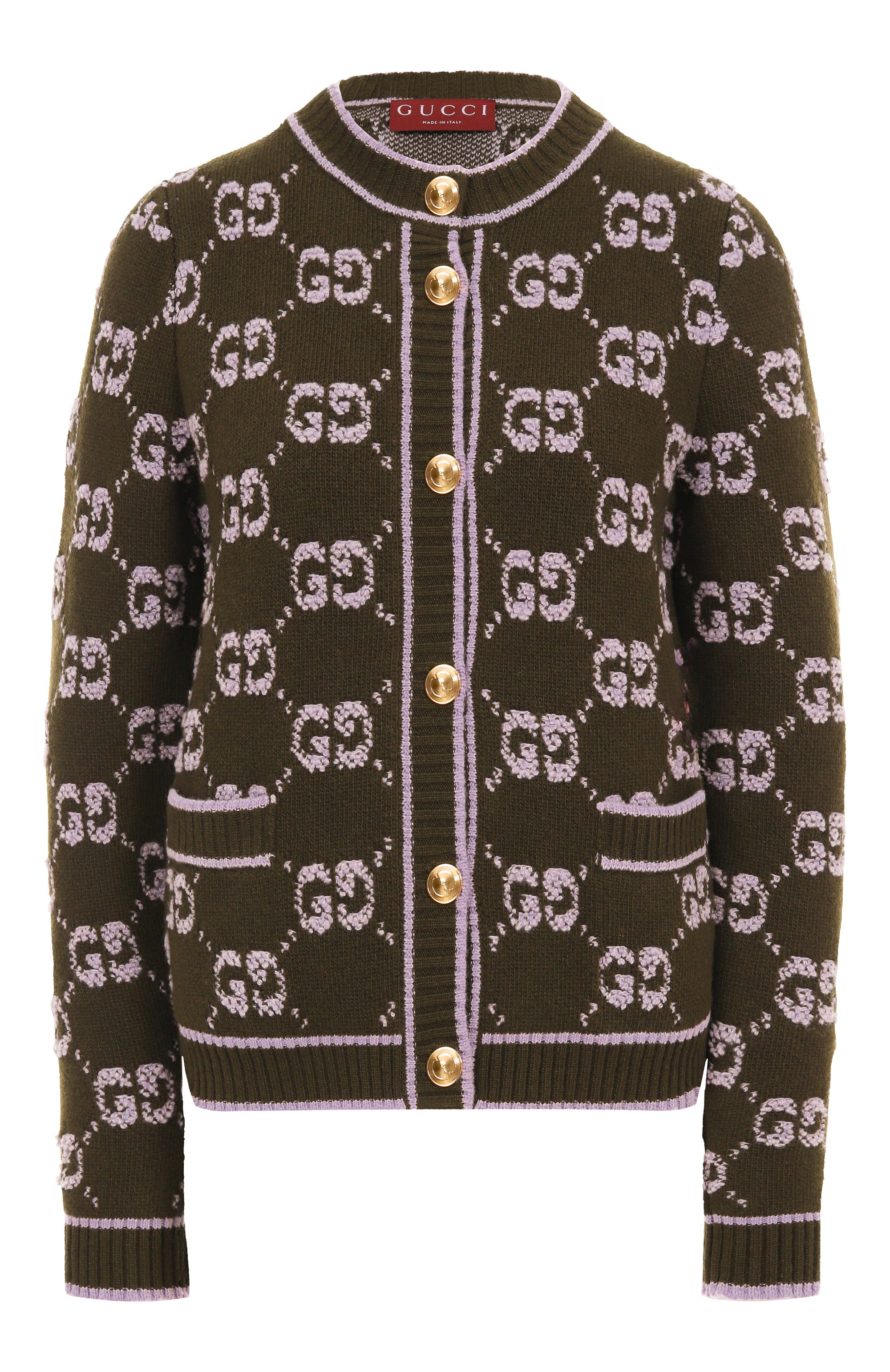 Шерстяной кардиган GUCCI, арт. 713300/XKCNA, фот�о 1