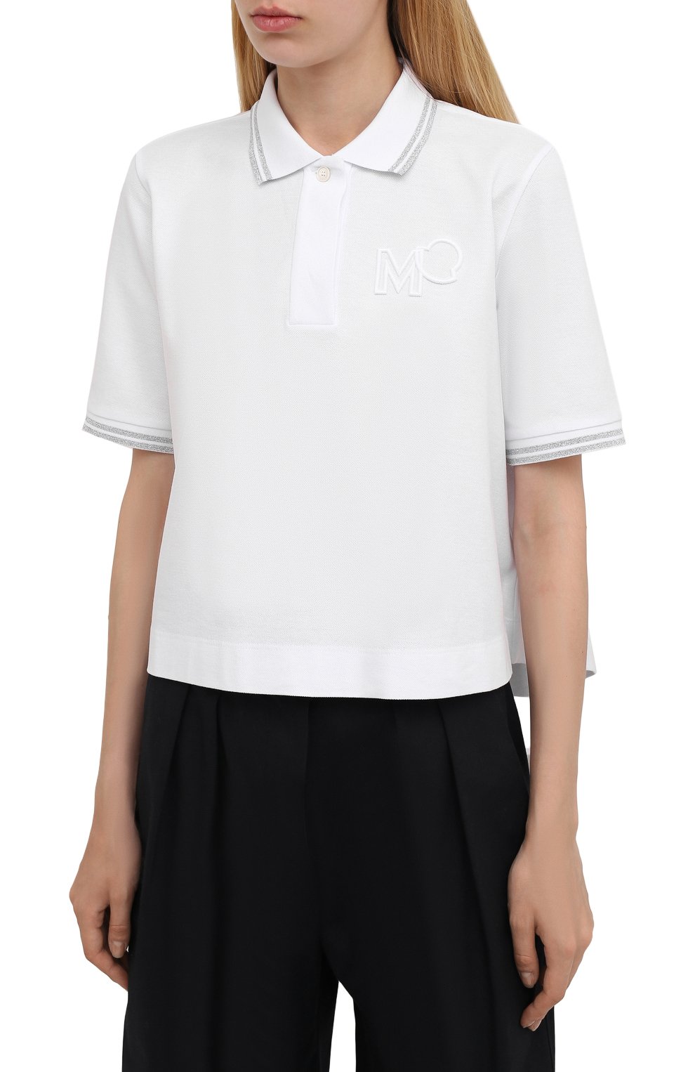 Хлопковое поло MONCLER, арт. G2-093-8A000-01-84720, фото 3