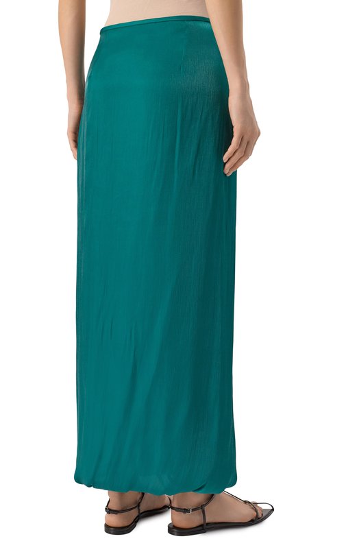 Атласная юбка Giorgio Armani GW000807/TE13893 Зелёный  GW000807/TE13893 Фото 4