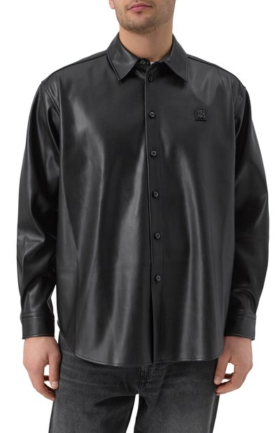 Рубашка HUGO черного цвета по цене 26950 руб., арт. 50534270, фото 3 Рубашка HUGO, арт. 50534270, фото 3