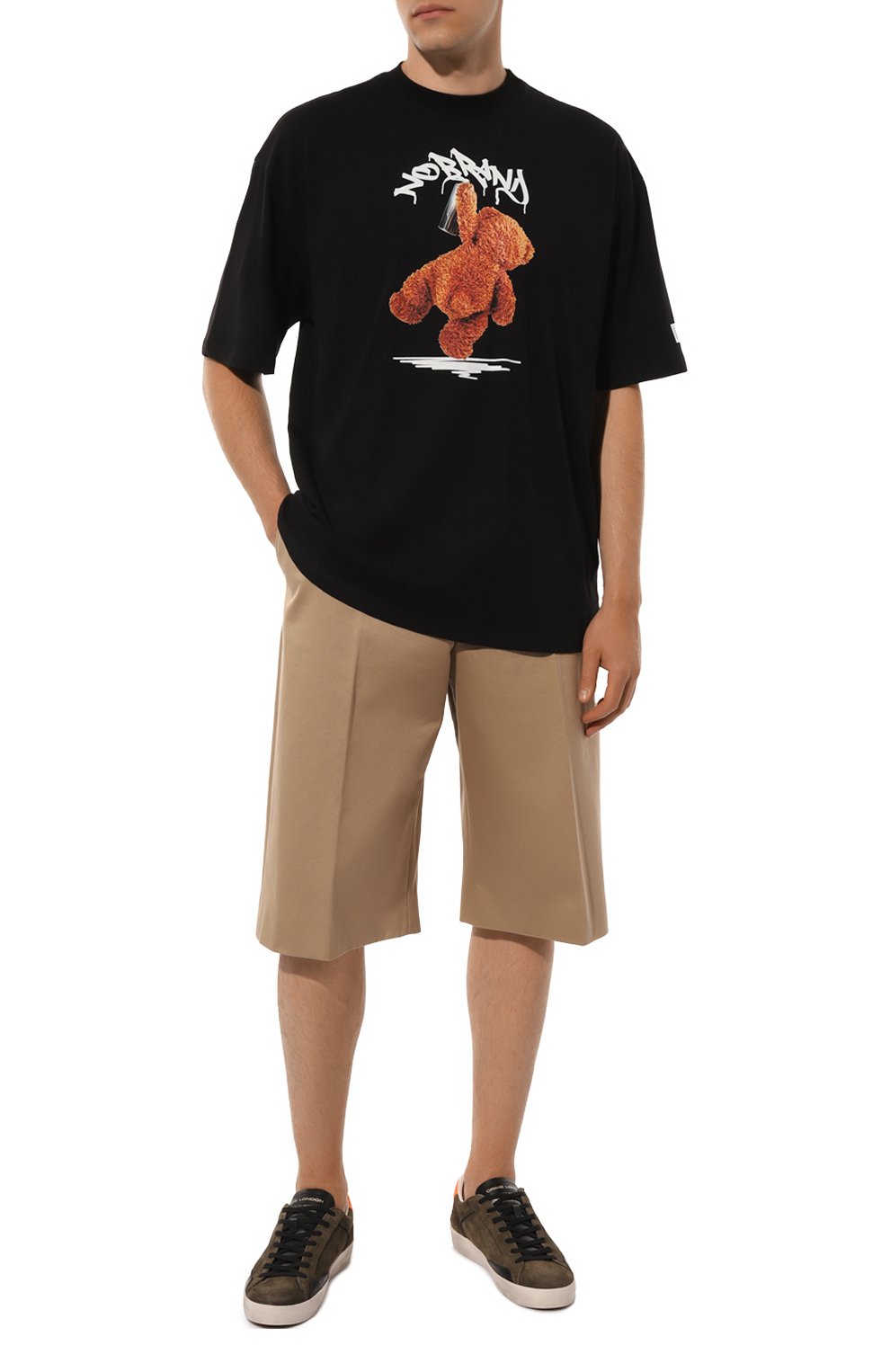 Хлопковая футболка DIEGO VENTURINO, арт. D3W4DVTS0P0NB, фото 2