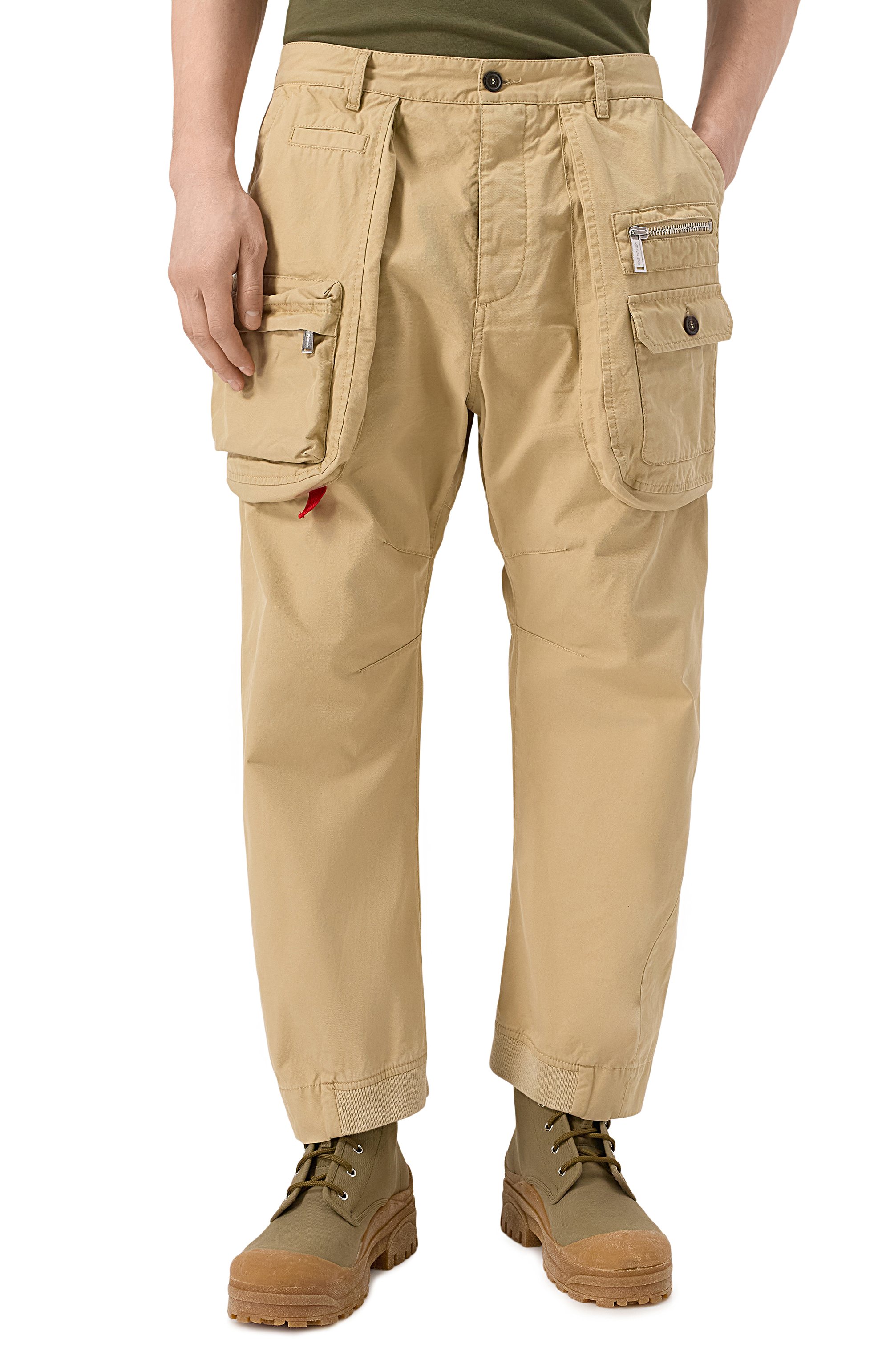 Хлопковые брюки-карго DSQUARED2, арт. S74KB1027/S41794, фото 3