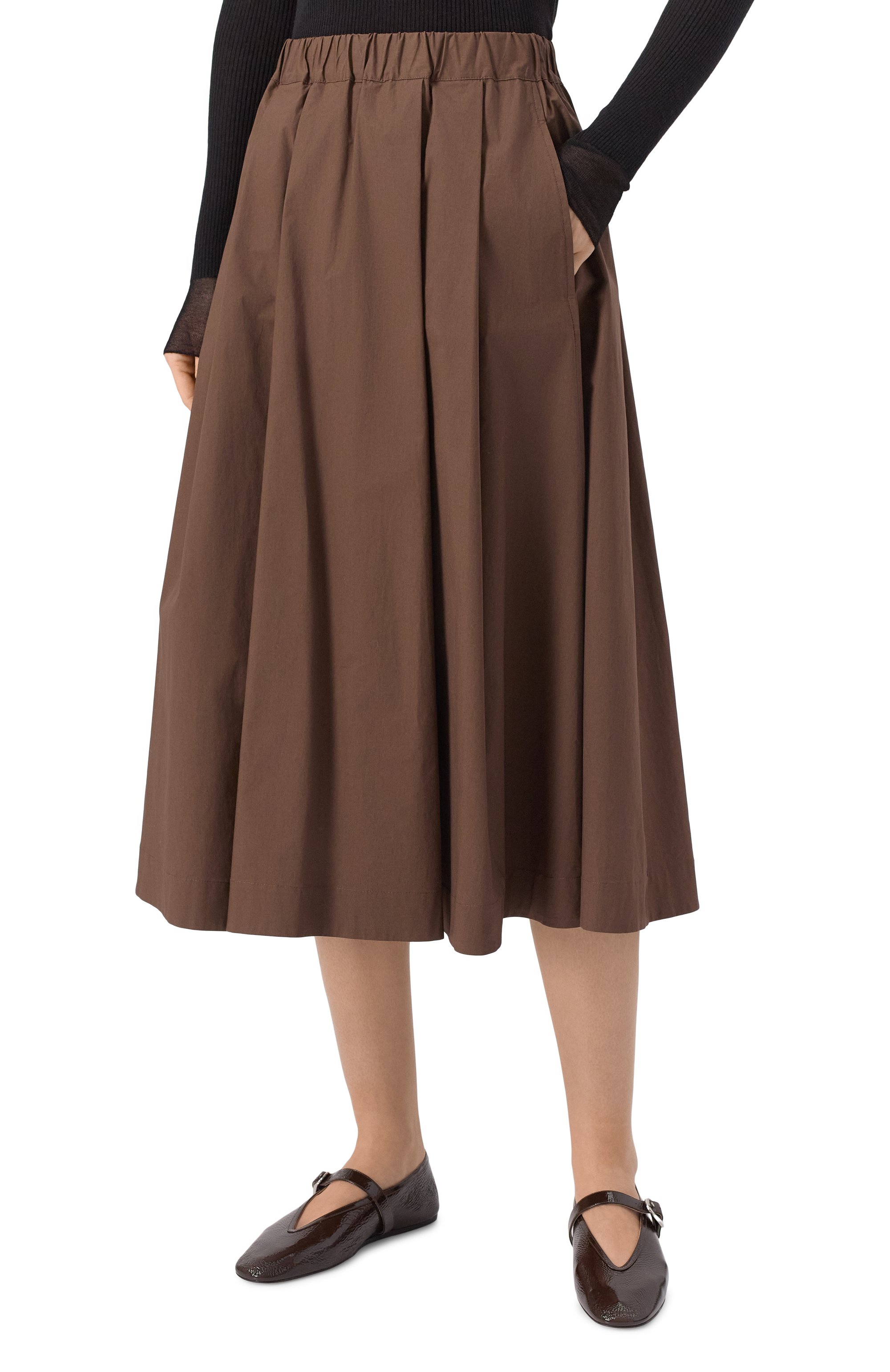 Хлопковая юбка ANTONELLI FIRENZE, арт. N9648/135B, фото 3