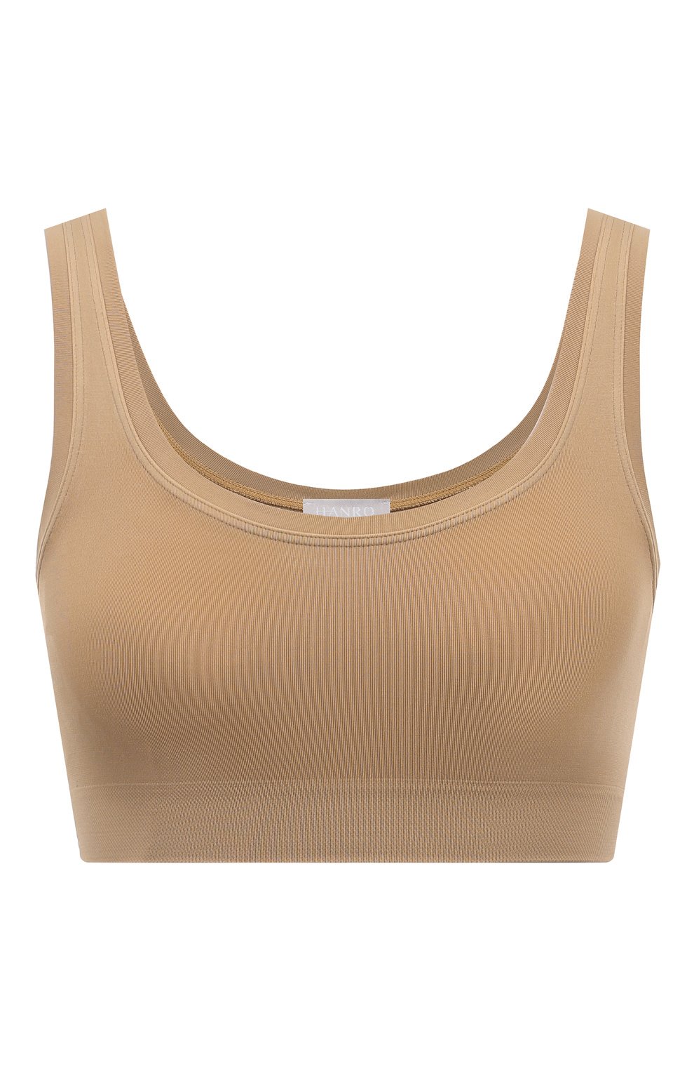 Бра-топ HANRO бежевого цвета по цене 11400 руб., арт. 071810, фото 1 Бра-топ HANRO, арт. 071810, фото 1