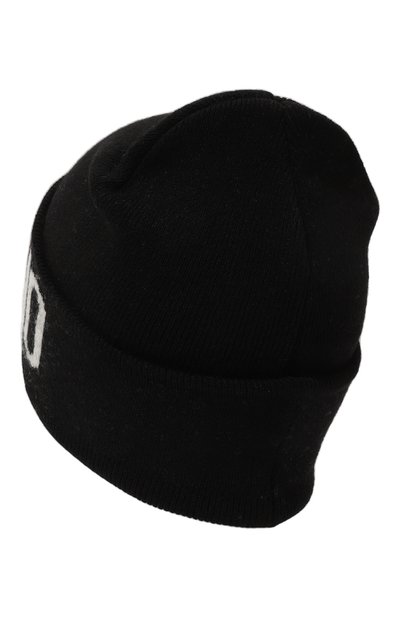 Шапка из вискозы и шерсти MOSCHINO черного цвета по цене 9895 руб., арт. 60091/M5672, фото 2 Шапка из вискозы и шерсти MOSCHINO, арт. 60091/M5672, фото 2